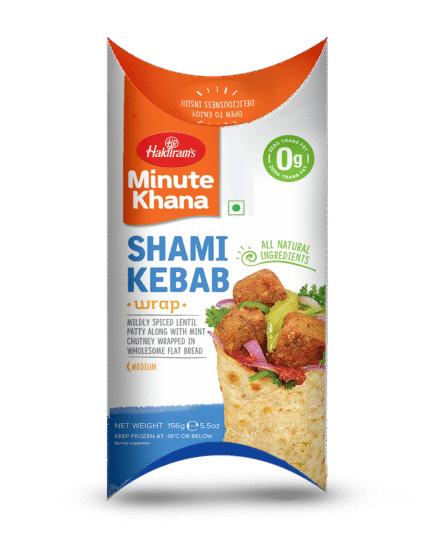 Haldiram Wrap Shami Kebab 156g